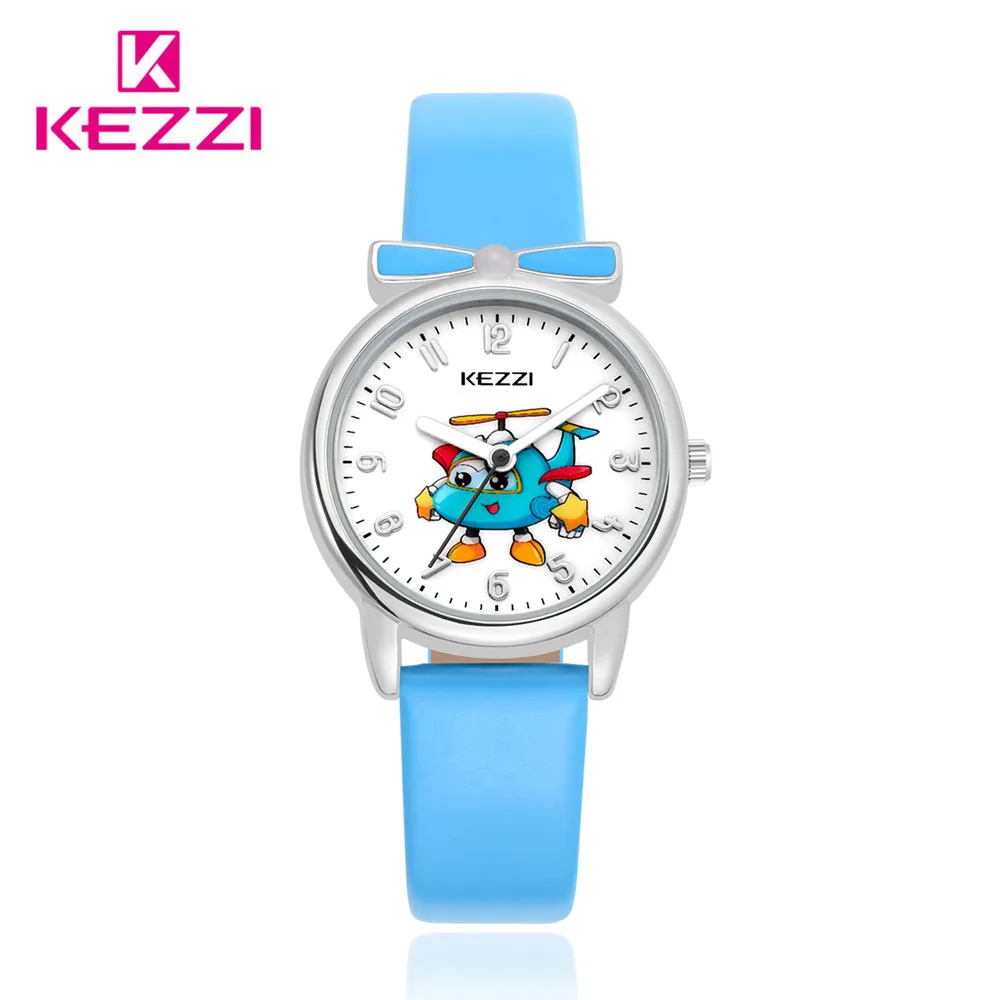 KEZZI розовый часы для детей Водонепроницаемый 8 мм дети девочек relogio meisjes horloge Розе
