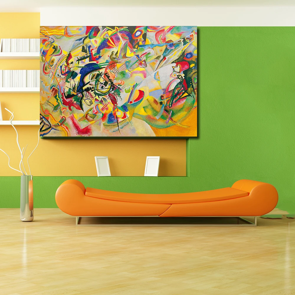 JQHYART Абстрактные Художественные настенные картинки для гостиной живопись на