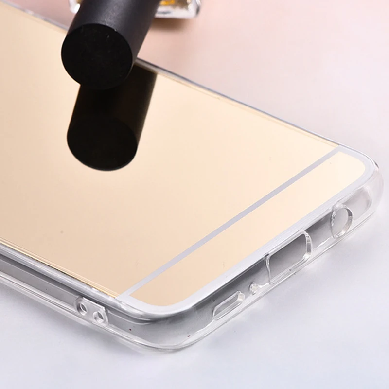Для Samsung Galaxy A6 2018 Чехол Plus чехол Модный зеркальный Силиконовый ТПУ задняя крышка