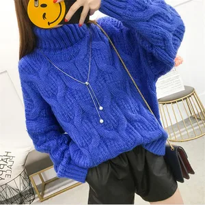 Повседневные осенние и зимние женские пуловеры, однотонные вязаные свитера с длинным рукавом, мода 2021, свободный свитер, тонкий