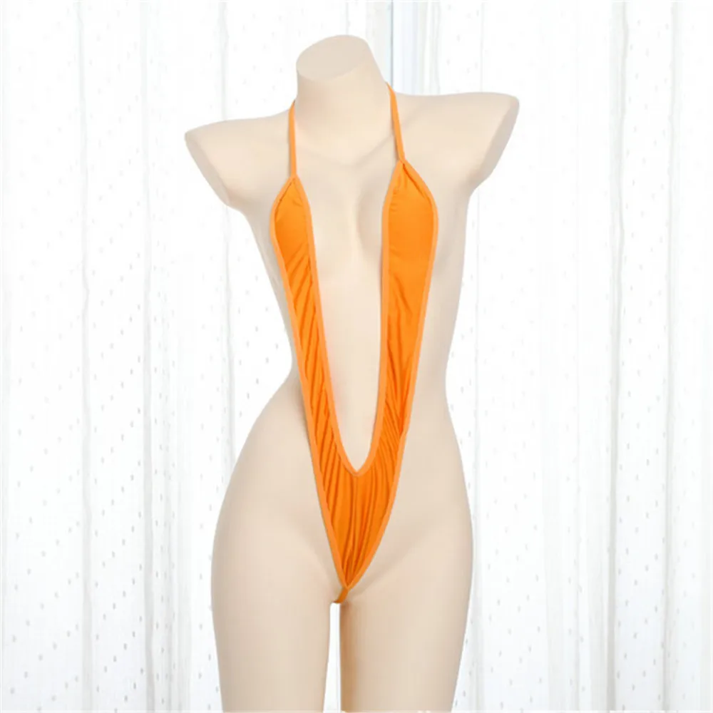 Бикини 2019 пикантная однотонная кофта сверхмаленькие стринги купальник с