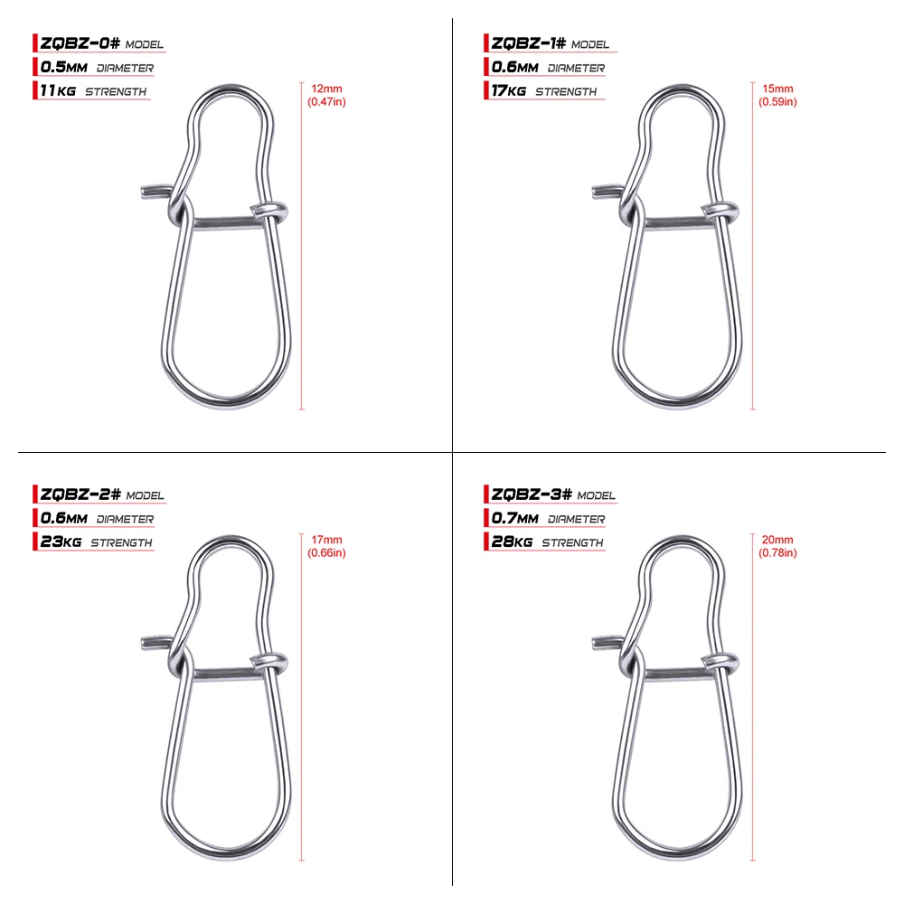 50 шт./лот NiceFastlock оснастка 0#-8# рыболовный бочонок поворотный крючок безопасности оснастка контактный разъем 12 мм-33,5 мм Поворотный оснастка рыболовные снасти