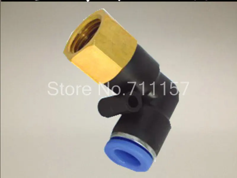 L Тип 4 мм до M5 внутренняя резьба колено пневматический полиуретановый шланг