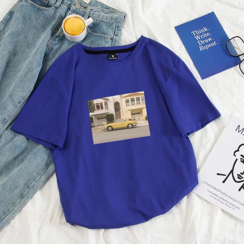 

T Shirt Men Funny Picture Print Men's Tee Shirts O-neck T Shirt Cotton Harajuku Fashion High Street Couple Tees Streetwear