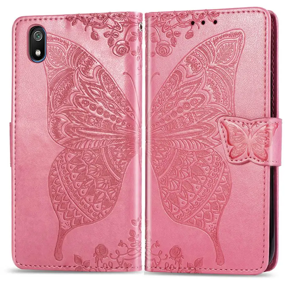 Redmi 7A PU кожаный флип чехол для Xiaomi Redmi 7A кошелек кожаный чехол для телефона Xiaomi Redmi 7A 3D бабочка кошелек Чехол