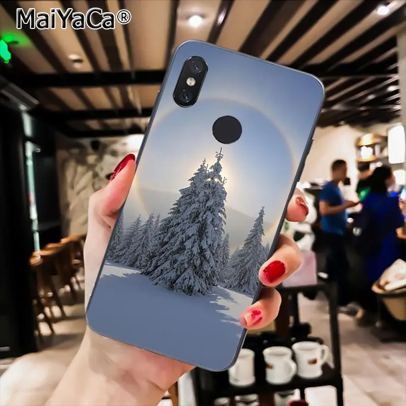 MaiYaCa зимние снежные горы Sceneary черный чехол для телефона для Xiaomi Redmi8 4X 6A S2 7A 6A Redmi 5 5Plus Note5 7 Note8Pro - Цвет: A11