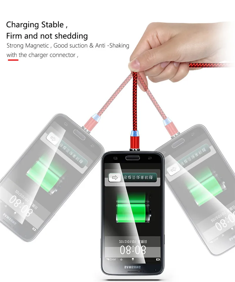 Микро-usb-штекер Магнитный кабель для samsung Galaxy huawei Xiaomi Redmi LG Asus ZS630KL ZB634KL ZB633KL для iPhone IOS type C Plug
