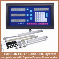 high precision easson 3 axis digital readout for lathe and milling machine with 3 pieces dro scale linear measurement
