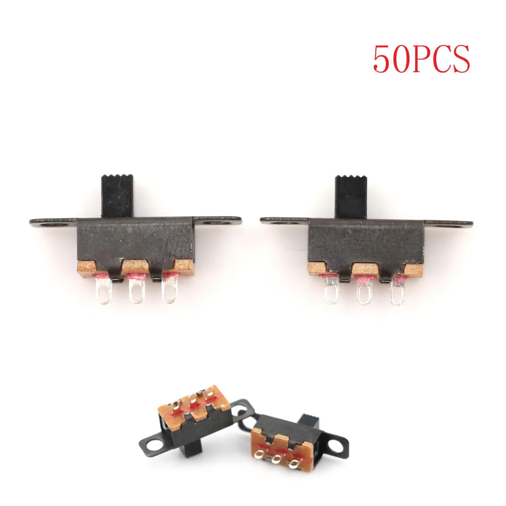 50 шт./лот SS12F15 SS12F15VG4 положение тумблер ручка прерыватель ВКЛ ВЫКЛ мини слайд