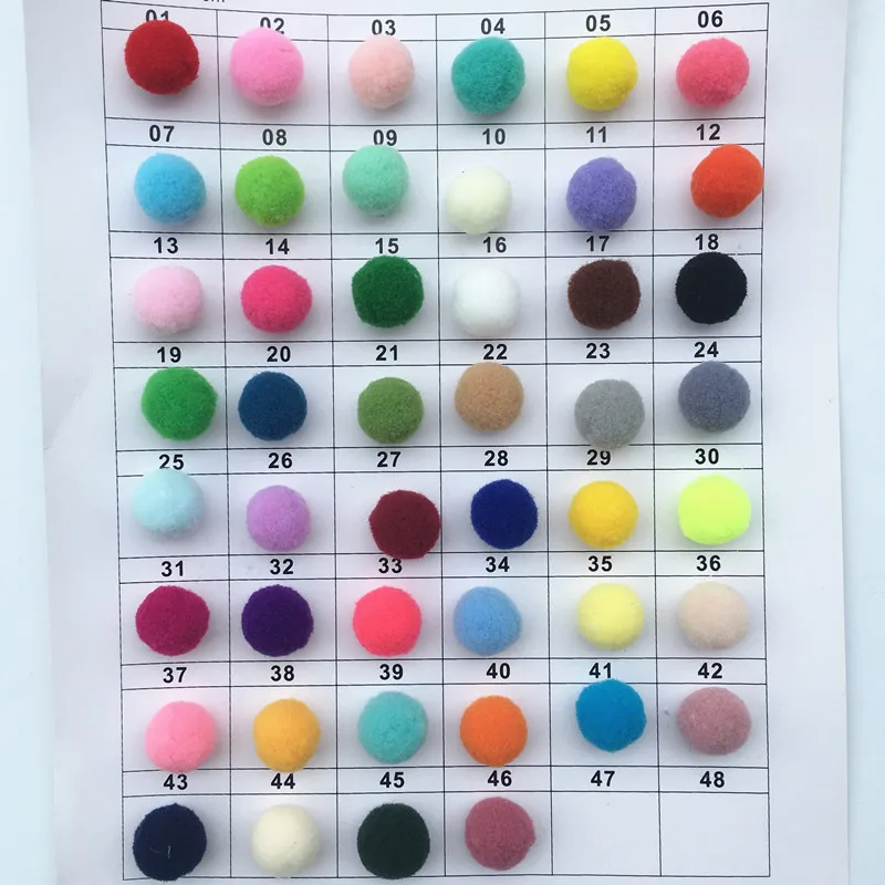 Помпоны iSequins 10 мм 15 мягкие помпоны пушистые плюшевые поделки сделай сам меховой