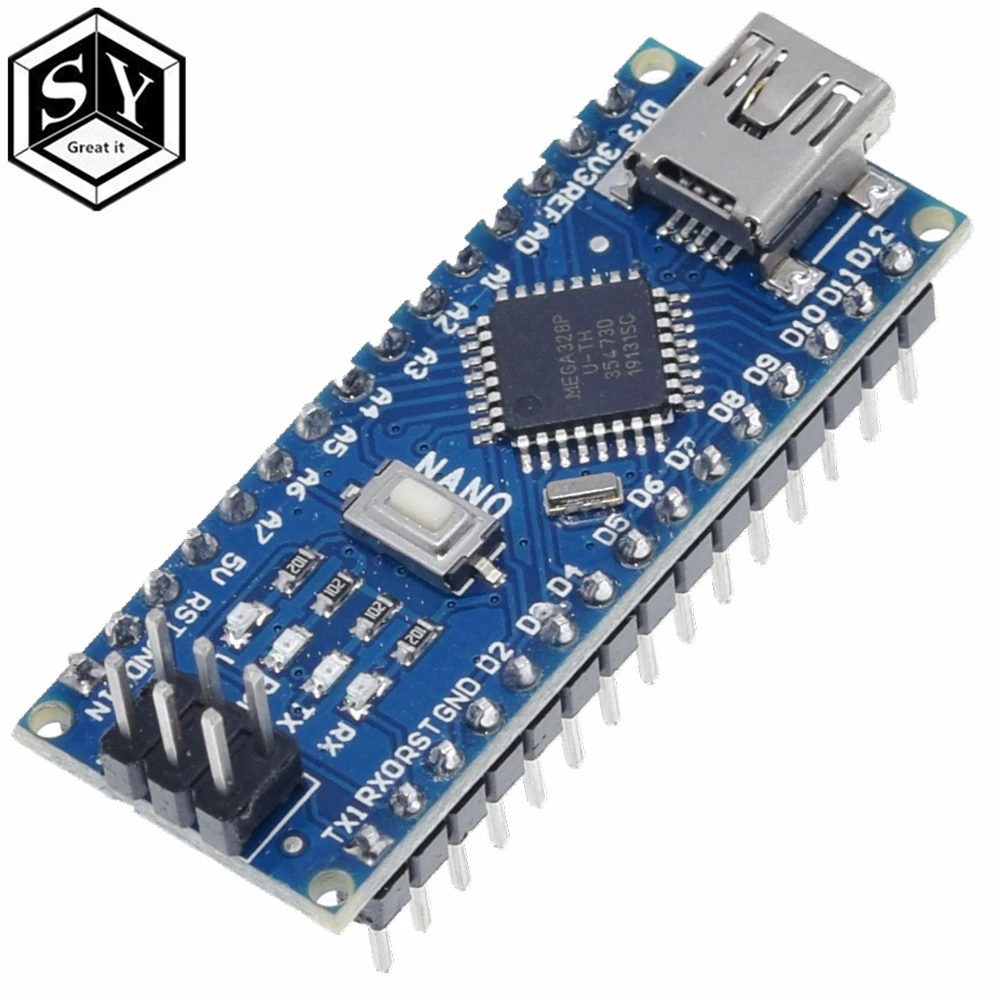 1 шт. отличный нано 3,0 контроллер Nano CH340 USB драйвер ATMEGA328 ATMEGA328P нано мини USB с Загрузчиком для arduino
