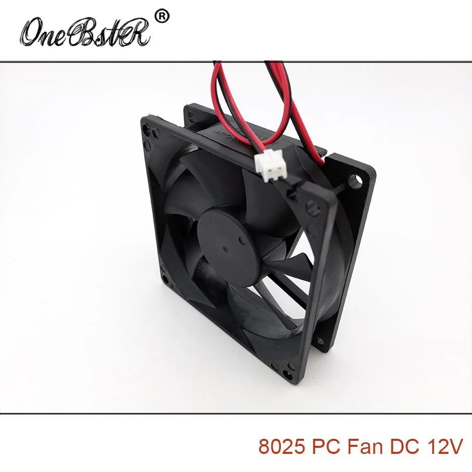 8025 DC 12V 0.2A бесщеточный втулка вентилятора 8CM 80MM 80x80x25MM двигатель шасси питания XH2.54