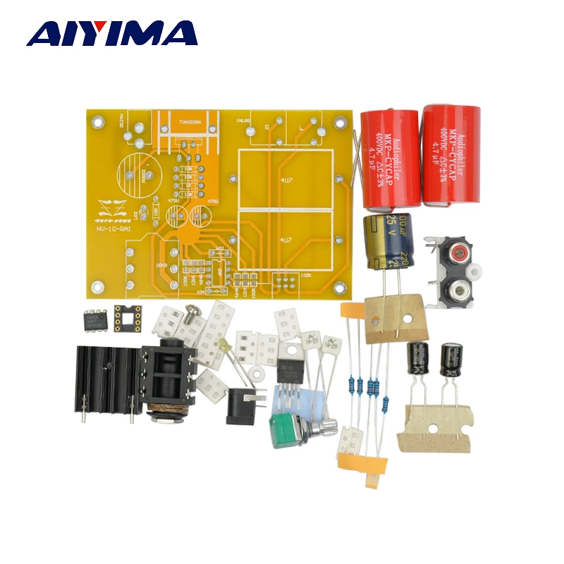 AIYIMA HV-10-RA1 наушники усилитель аудио комплекты усилитель для наушников Diy можно использовать аккумулятор и адаптер питания