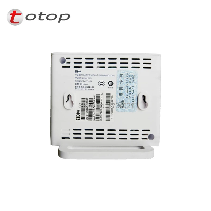 ZTE F601 GPON ONU ONT FTTH SFU роутер режим FTTO с 1 портом GE оптоволоконный Терминал