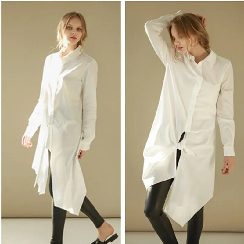 Полосатый Женщин Блузки Досуг Футболка С Длинным 2016 Новый Повседневная Мода