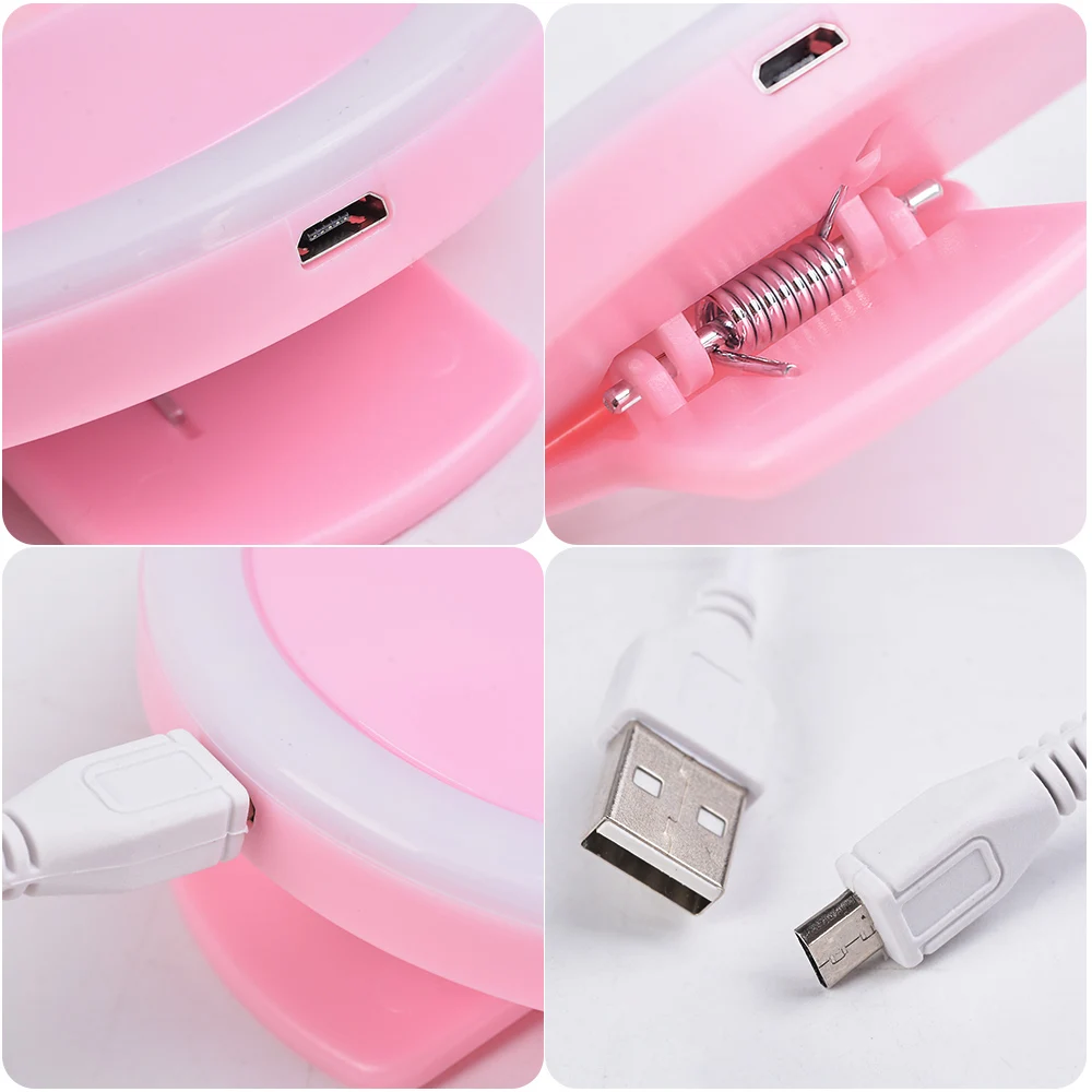 Новинка, USB зарядка, селфи, портативная вспышка, светодиодная камера, телефон, фотография, кольцо, светильник, улучшенная фотография, ночная съемка для iPhone, смартфона