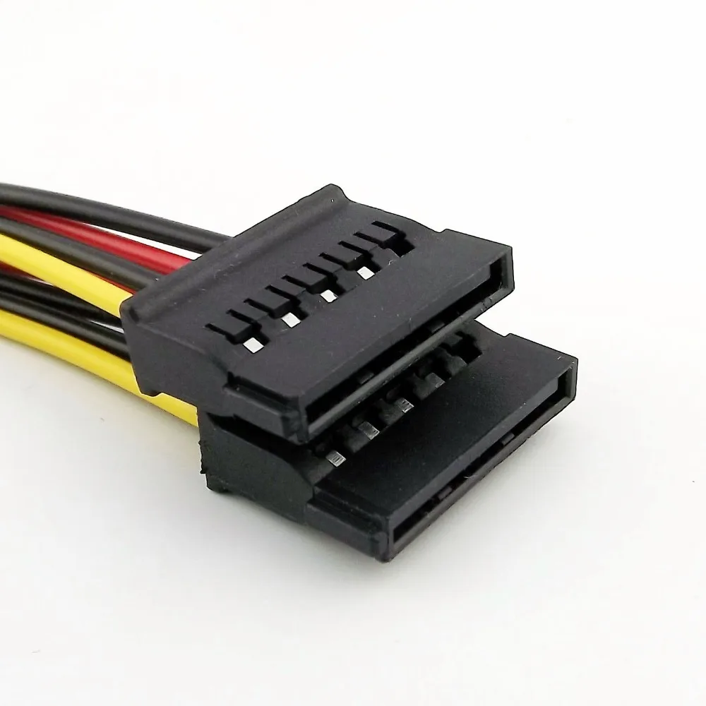 20 контактный IDE Molex 4 штекер двойной SATA 15 Женский адаптер питания|Компьютерные