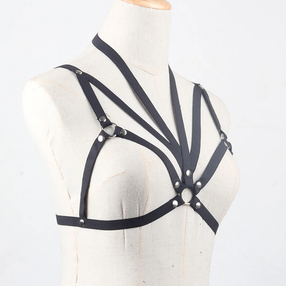 Новинка 2017 года Пастельная Готическая клетка бандажный пояс бюстгальтер 90 е