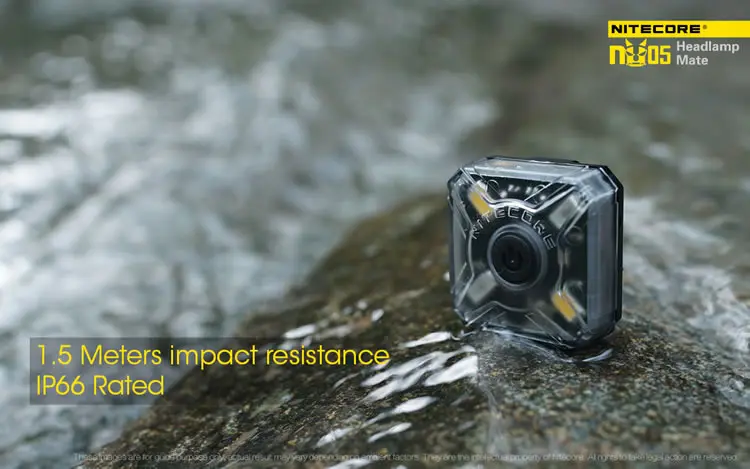NITECORE NU05 комплект 35 люмен белый/красный светильник Высокая производительность 4x светодиодный светильник вес USB Перезаряжаемый наружный налобный фонарь mate