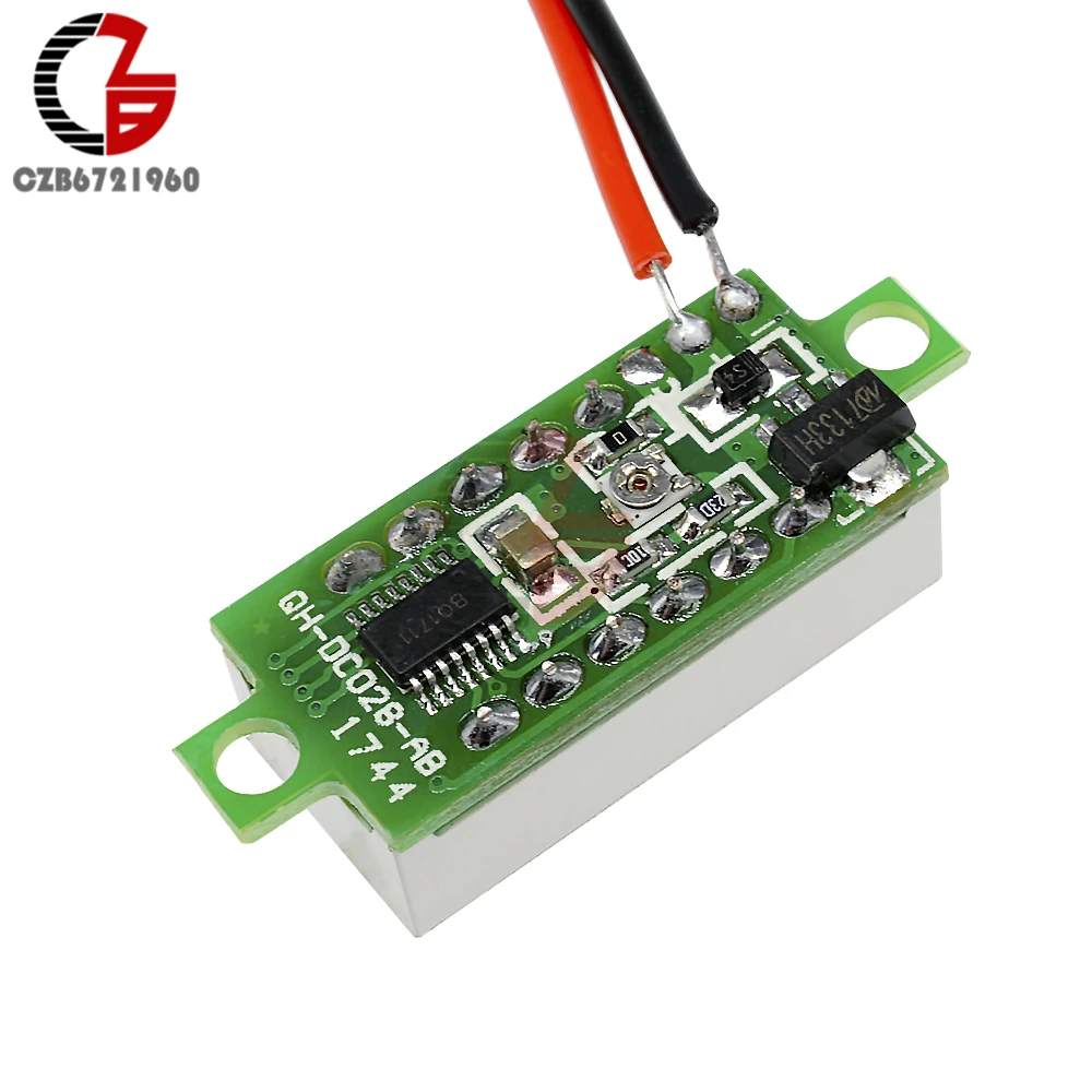 Цифровой мини вольтметр с ЖК дисплеем 2 5 30 в 0 28 дюйма|mini digital|wire wiredetector voltage |