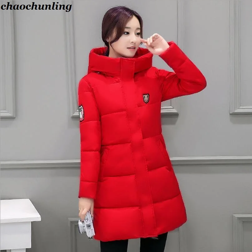 2019 новый зимний пуховик со шляпой Корейская женская мода женские теплые куртки 7