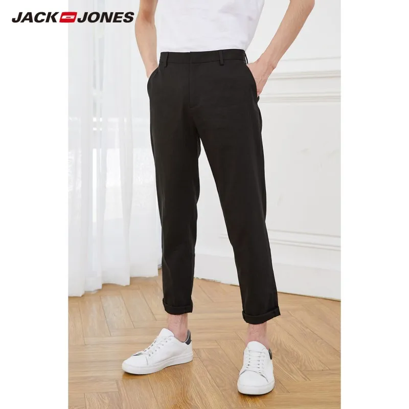 Мужские льняные шаровары JackJones облегающие деловые Повседневные Удобные брюки |