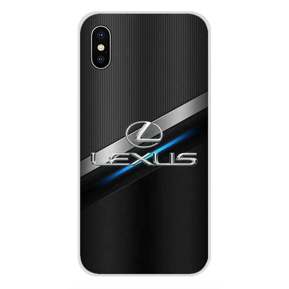 Аксессуары чехлы для телефонов роскошный Автомобильный логотип Lexus Apple iPhone X XR XS MAX
