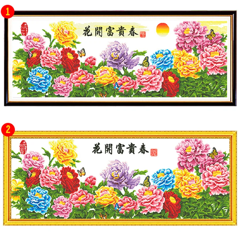 Вышивка крестом готовая/вышивка пейзаж живопись/машинная вышивка крестиком