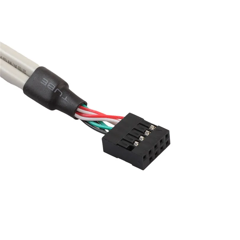 Кабель для крепления на панель с двумя разъемами USB A и 9 Pin Удлинительный кабель Aug9