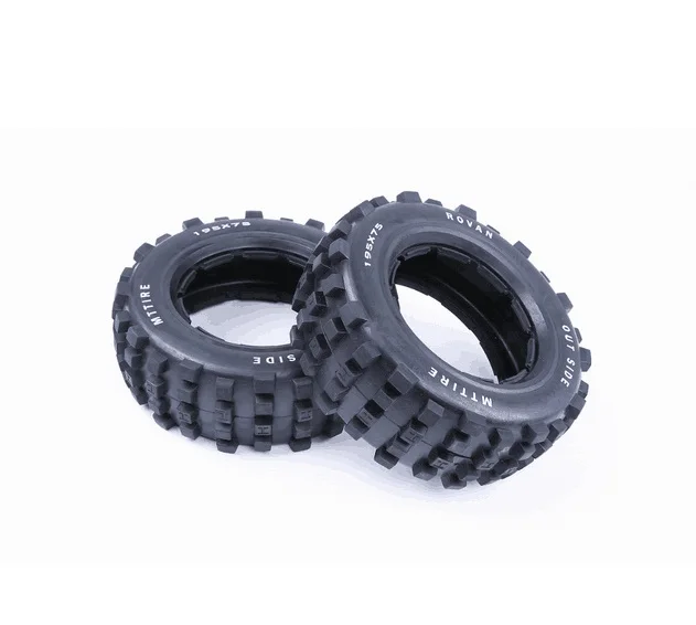 Новый передний Нобби шины Набор для кожи Подходит HPI baja 5 T 5SC высокого качества|baja