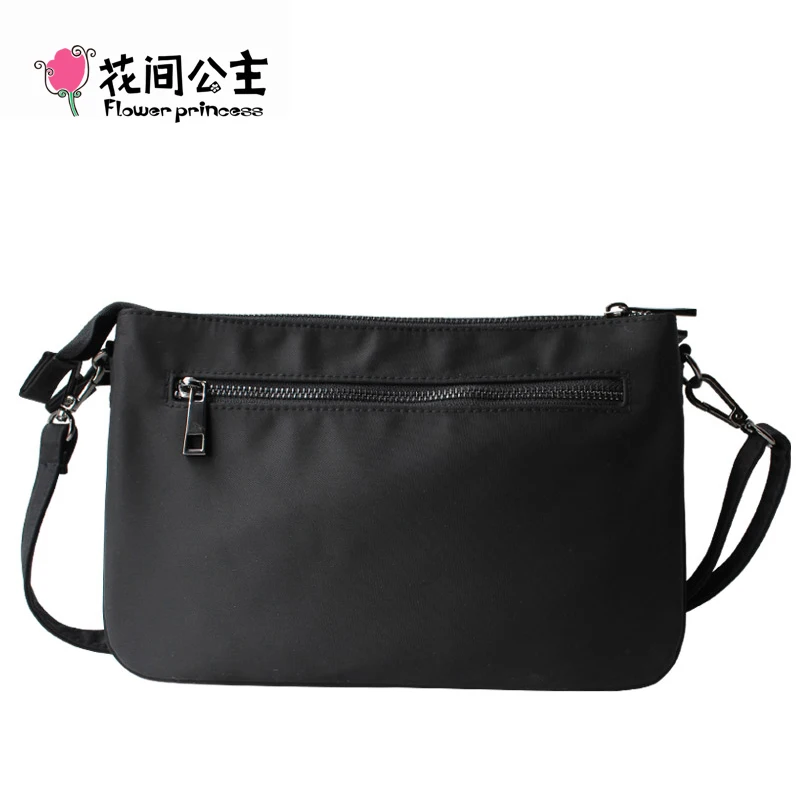 Нейлоновая сумка мессенджер с цветочной вышивкой для девочек принцесс модная