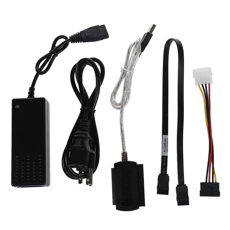 SATA IDE PATA накопители USB 2 0 адаптер конвертер кабель 5 25 дюймов жёсткий диск