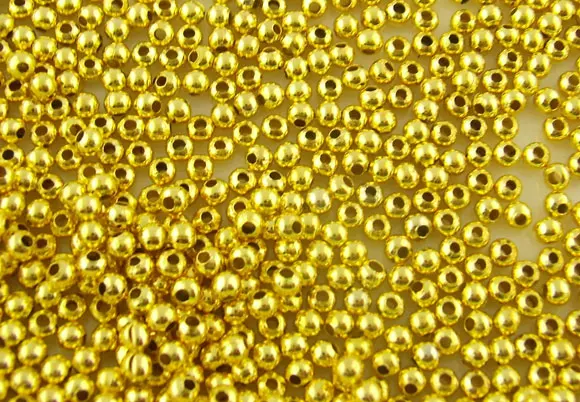 

Alloy Crimp Beads Round Gold Color 0.8mm 2.4mm( 1/8") Dia, 350 PCs new