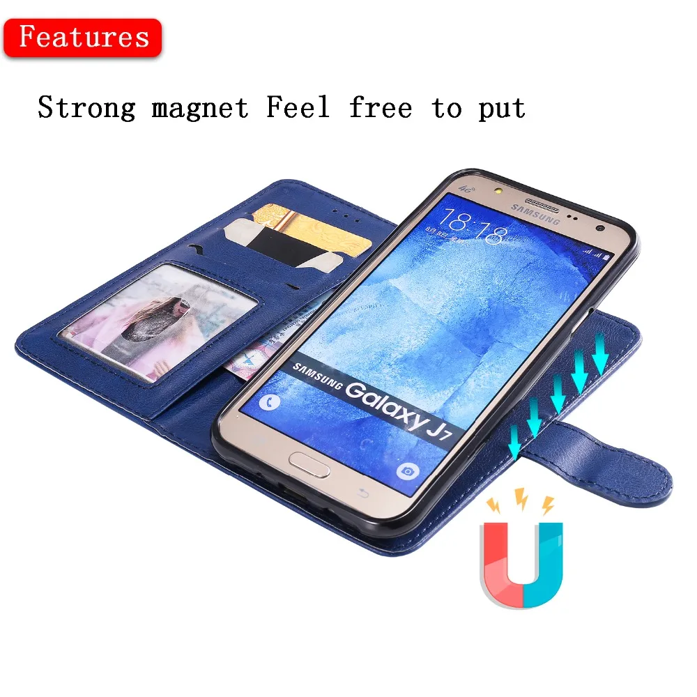 Съемный магнитный чехол 2 в 1 для samsung Galaxy J7 Neo J701M J7 Core J701FZ J7 Nxt J 7 Duos J701 J700 кожаный чехол для телефона