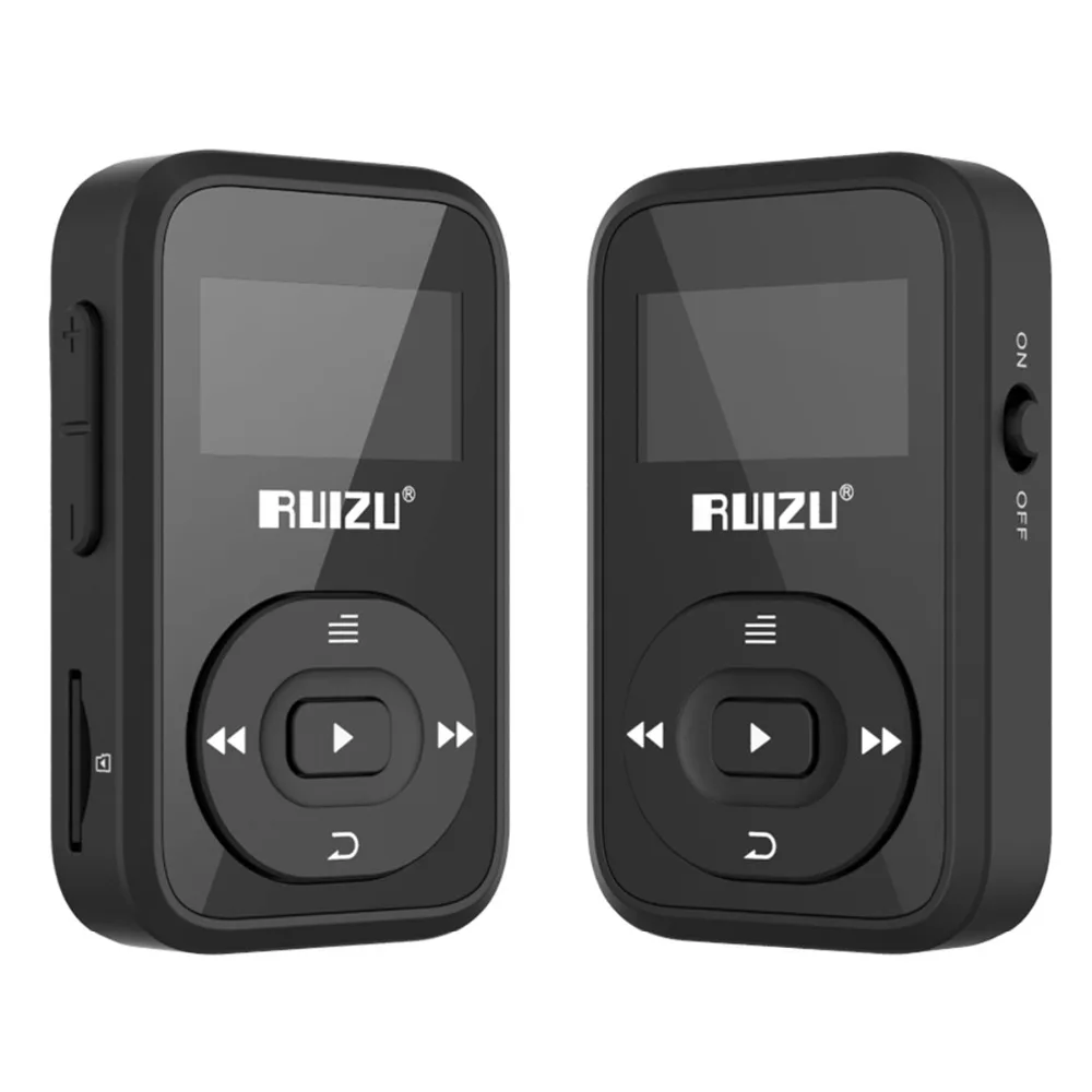 Mp3 плеер RUIZU X26 MP3 музыкальный плеер Bluetooth walkman 64 Гб Micro SD Поддержка WAV WMA WAV APE FLAC TXT воспроизведение запись fm-радио