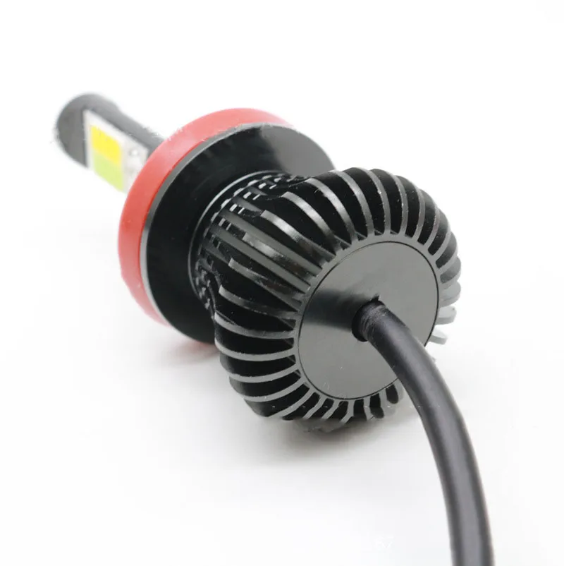 12V 24W H11 9006 2400lm Светодиодные Мощные передние противотуманные фары одного