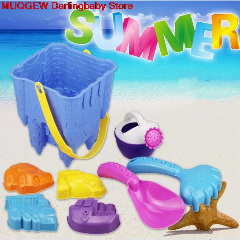 8 шт песок пляж замок ведро Лопата грабли воды игральные инструменты забавные
