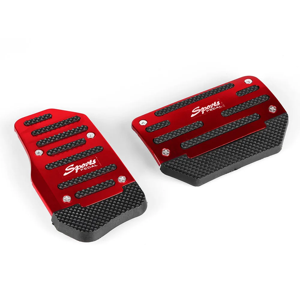 2pcs/set Universal Non Slip Aluminum Automatic Transmission Car Pedal Cover Set For Brake | Автомобили и мотоциклы