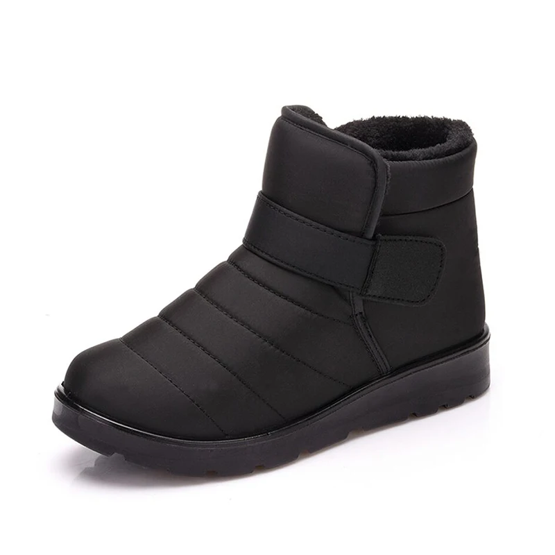 YWEEN Factory Price Fashion Men Boots High Quality Anti-Slip Ankle Snow Shoes Warm Fur Plush Hook &amp Loop Winter | Обувь