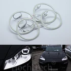 Ультраяркие белые светодиодные кольца SMD angel eyes, комплект дневных ходовых огней DRL для Porsche Cayenne 957 2007 2008 2009, Стайлинг автомобиля