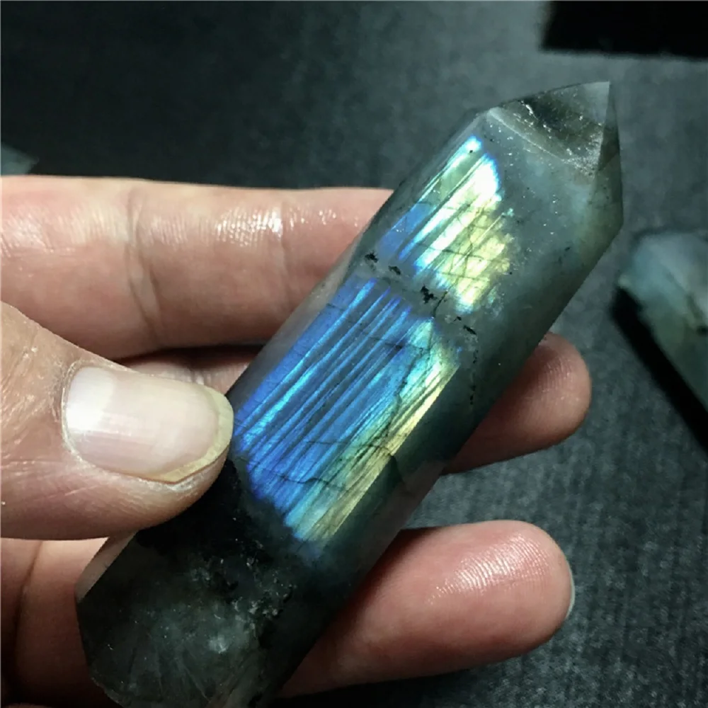 5 шт. коллекционные изделия Лабрадорит Лунный Камень кварцевый кристалл и