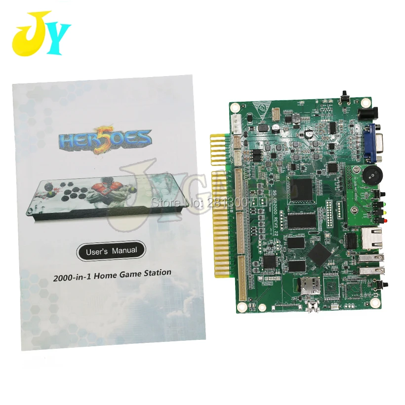 Английский. Корейский. Японская версия Heroes 5 2020 в 1 игровая доска с USB HDMI VGA для игры