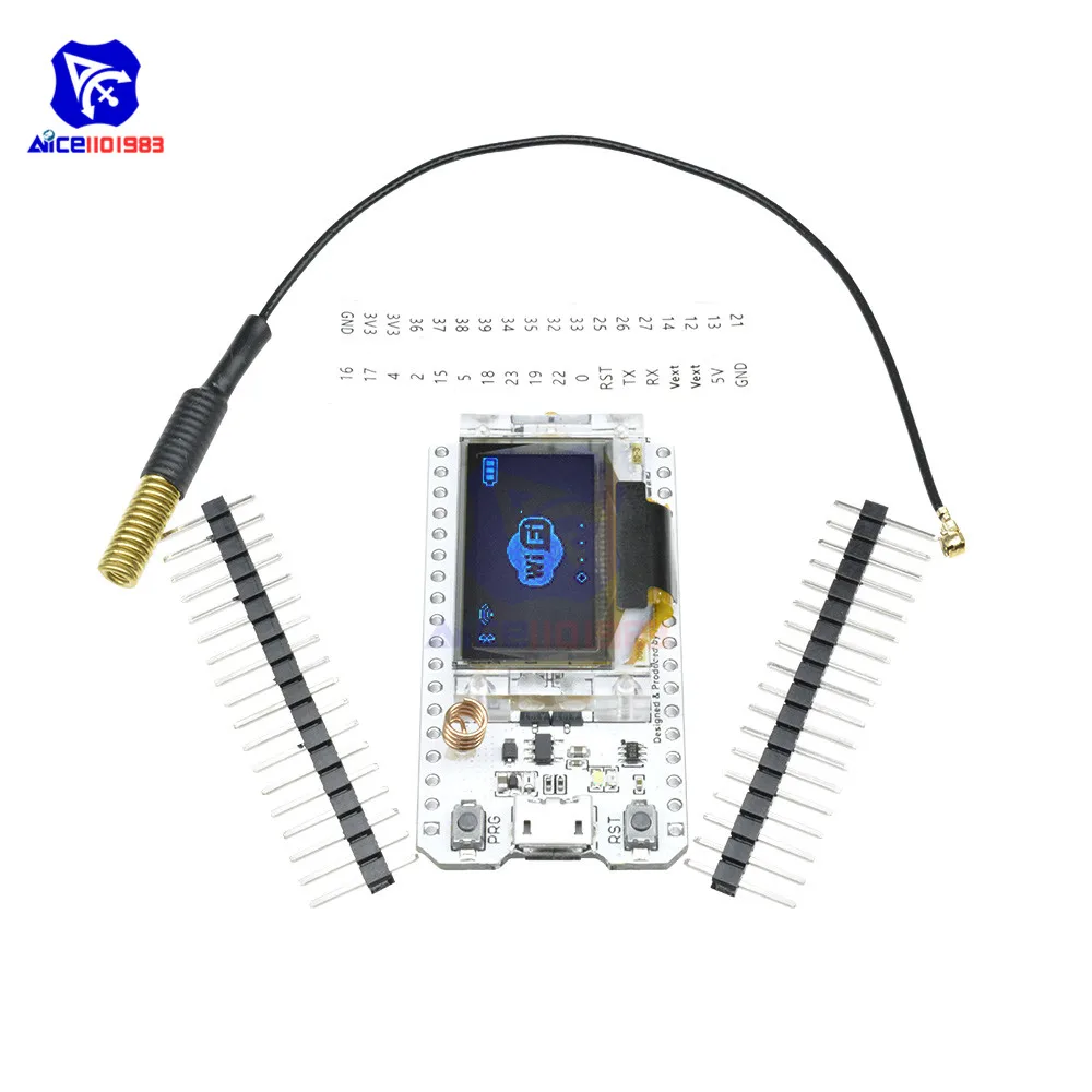 ESP32 LoRa SX1278 0.96 Inch Blue OLED Display Bluetooth WIFI Lora Kit 32 Module IOT Development Board 433MHz for Arduino | Электронные