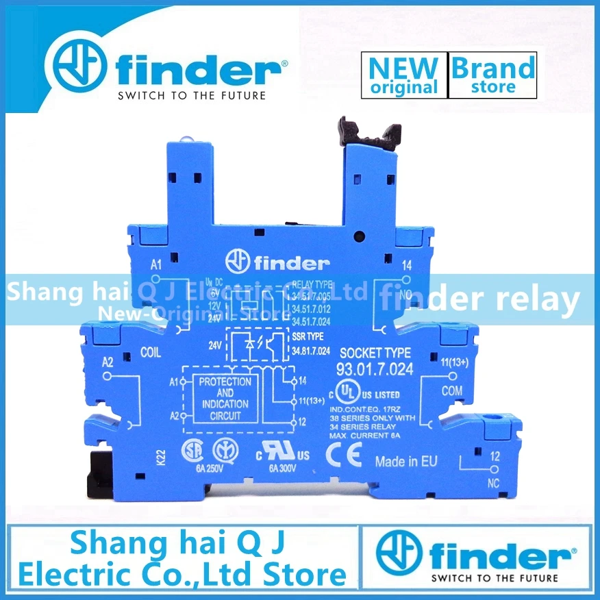 

Brand new and original finder 93.01.7.024 relay socket