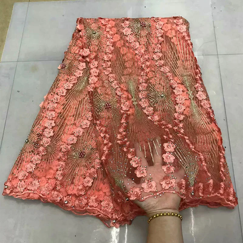 Tulle Fabric Lace High Quality Latest African Laces 2018 With Stones Nigerian French Net For Party | Дом и сад