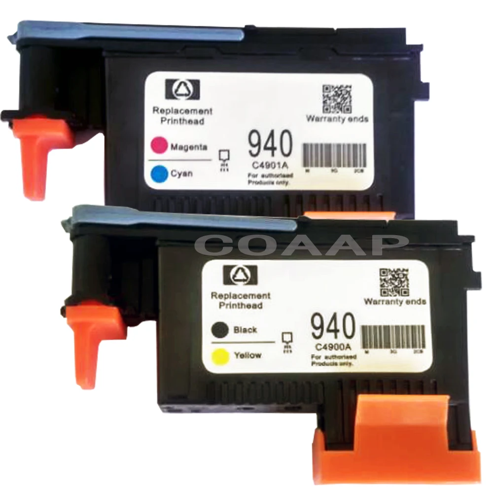 

2pk Printhead For Compatible HP 940 C4900A C4901A Officejet Pro 8000 A809a A809n A811a 8500 A909a A909n A909g 8500A A910a A910g
