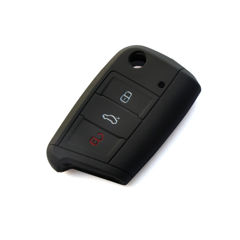 Автомобильные аксессуары чехол для ключей Volkswagen VW Golf 7 mk7 Skoda Octavia A7 силиконовый