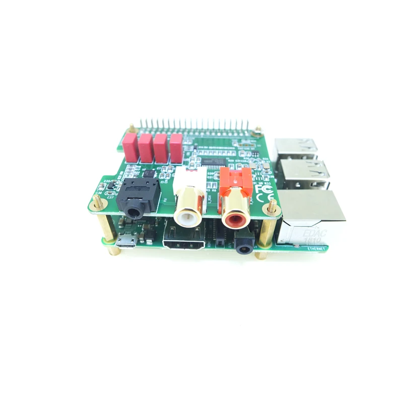 

Raspberry Pi DAC Expansion Board PCM5122 HIFI Audio Module Compatible w/ Raspberry Pi 3 Model B+(Plus), 3B, 2B, B+