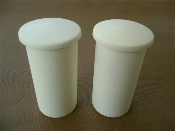 99.3% алюминиевый тигель с крышками/200 мл/цилиндрический корундовый