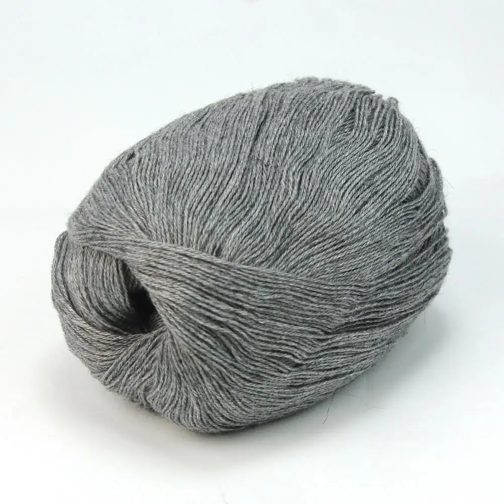50 г серая мягкая камвольная шерсть кашемир вязание крючком Пряжа для перчаток